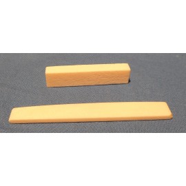 mighty mite GENUINE BONE NUT AND SADDLE FOR BRIDGE FOR ACOUSTIC GUITAR