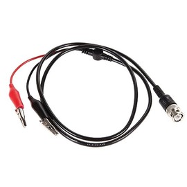 waves BNC Q9 Male to Alligator Clip Oscilloscope 1m