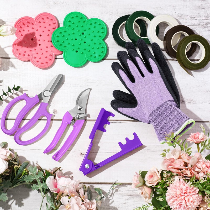 WILLBOND Floral Arrangement Kit, Valentine Rose Thorn Stripper Tool Garden