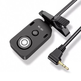 RS-60E3/RR100 for Canon/Fuji Remote Camera Cable Small Shutter Release Remote Control 11.8inches Cable Remote Wired Button R6 R8 R10 80D XT2/3/4/5 XH2S GFX100/S GFX50/S/II (RC301-2.5/E3 11.8in)