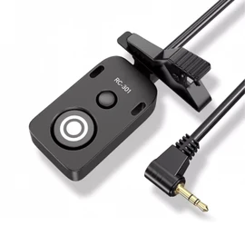 RS-60E3/RR100 for Canon/Fuji Remote Camera Cable Small Shutter Release Remote Control 11.8inches Cable Remote Wired Button R6 R8 R10 80D XT2/3/4/5 XH2S GFX100/S GFX50/S/II (RC301-2.5/E3 11.8in)