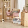 Embroidered Tote Bin - Storage Basket for Nursery - Large