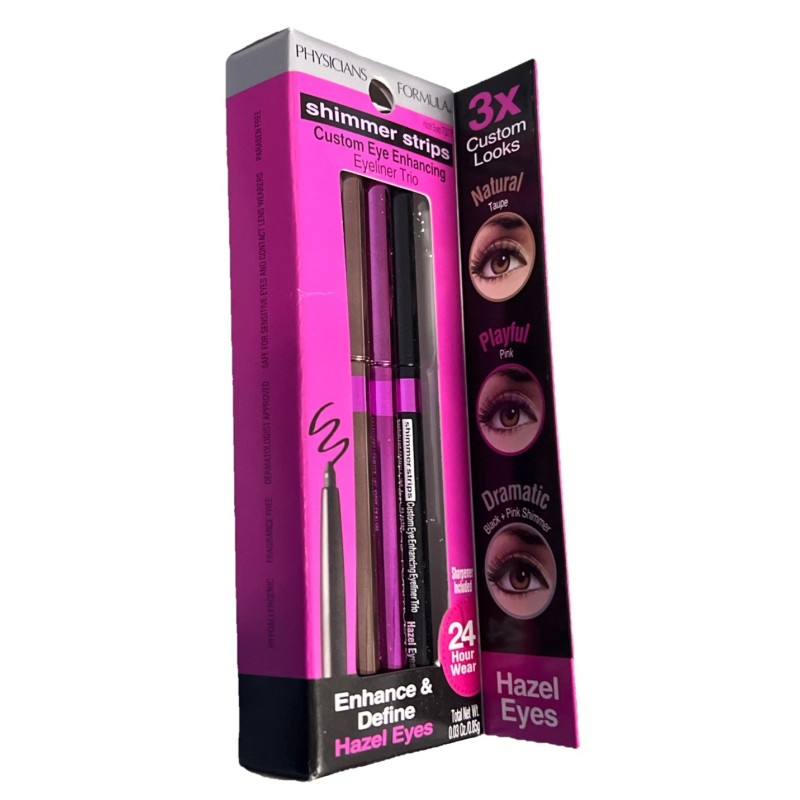 Physicians Formula Shimmer Strips Eyeliner Trio, Hazel Eyes (7377)