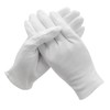 CIYODO 10 Pairs Thickened White Cotton Gloves Xl Protective Gloves