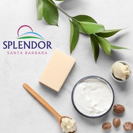 Splendor Tea Tree Soap Bar – Handmade Cold Process Natural Face & Body Soap with Eucalyptus & Peppermint – Vegan, Moisturizing, Gentle Cleanse –with Shea Butter