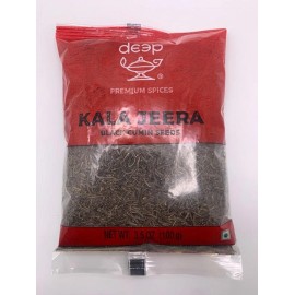 Deep Black Cumin Seeds (Kala Jeera) 100g ( 3.5 oz )