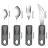 Extra Wide Handles Easy Grip Cutlery Set of 4 Disability