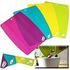 Set of 4 Flexible Chopping Boards Flexi Cutting Sheet Mats