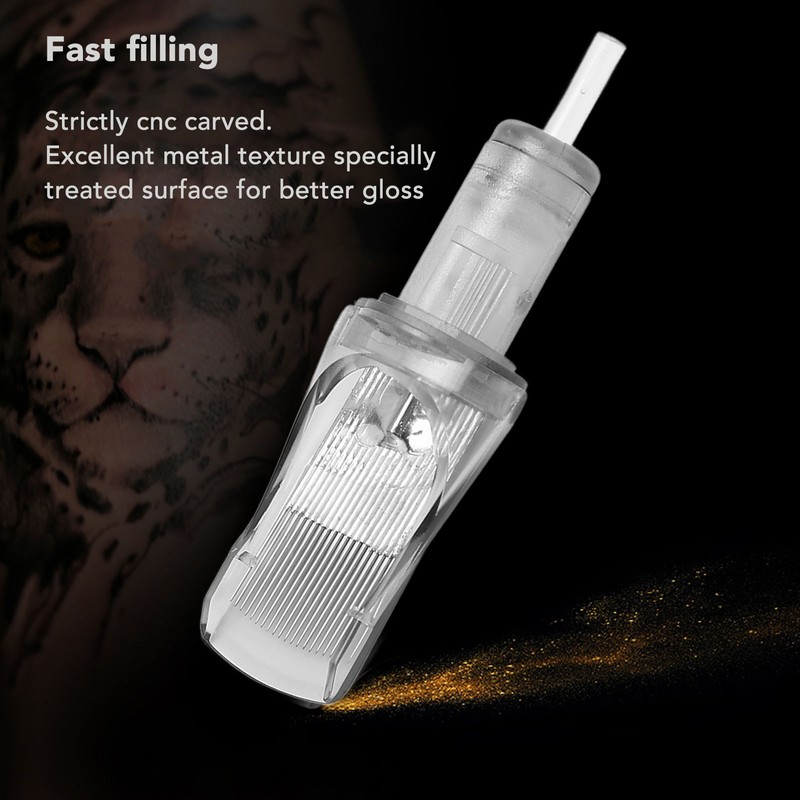 10pcs Shading Cartridge Needle Professional Stainless Steel Disposable Flat Blade