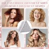 200 Piece Hair Perm Rods Set with Pintail Comb and