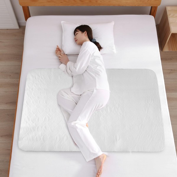 Bamuho Bed Pads for Incontinence Washable with 4 Layers of