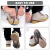 WBCBEC 2 Pairs Non Slip Gripper Spike Ice Traction Cleats