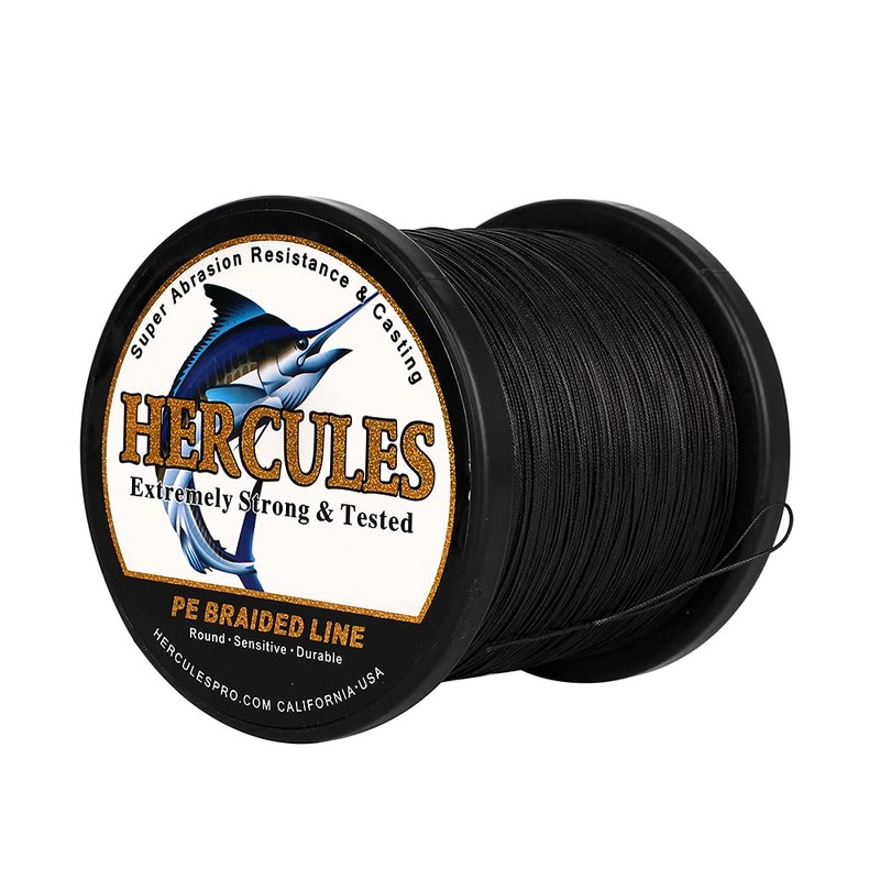 HERCULES Braided Fishing Line 12 Strands, 100-2000m 109-2196 Yards Braid