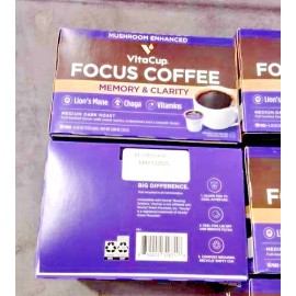 VitaCup SALE! VitaCup Mushroom Coffee Pods -Boost Focus & Immunity (10 pods) Exp09/26/25