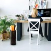 Hacaroa Metal Round Umbrella Stand Rack, Free Standing Umbrella Holder