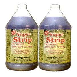 Super Strip Commercial Floor Wax Stripper with Ammonia-2 Gallon case
