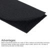 sourcing map Solid Black Flag Patch Flags Embroidered Patches Blank