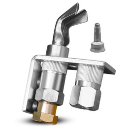 AUGREX Q314A4586 Pilot Burner Flame Head Fit for Honeywell TRC Q309, Q340, Q390 or Q313 thermopiles, Natural Gas and Propane Pilot Burner Assembly, Standing Pilot Burner with Orifice
