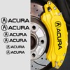 Acura Universal Brake Caliper Sticker Black
