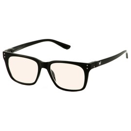 BUNNY EYEZ Readers HENRIETTA BLUE LIGHT Reading Glasses with a Tiltable & Flippable Frame Chic & Modern Design (Black Blue Light, 3.00)