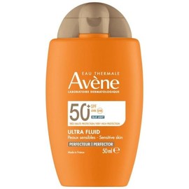 Avène Protector Solar Facial FPS 50+ Mat Perfect 50 ml, Ultra Fluid Oil Control con TriAsorB, Acabado Mate para Piel Mixta a Grasa
