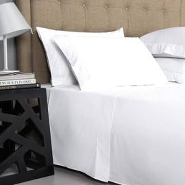 Big Baboon - 1000 Thread Count 100% Egyptian Cotton King Size 4 Pc White Sheet Set 18 inch deep Pocket, Long Staple Cotton Sateen Weave Bedding Sheets, King Sheet Set White