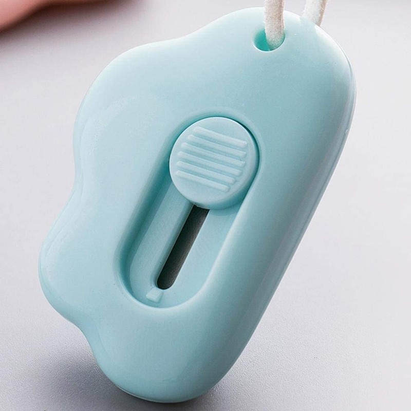 3Pcs Mini Cutter Cloud Shape Retractable Letter Opener Utility Shrink