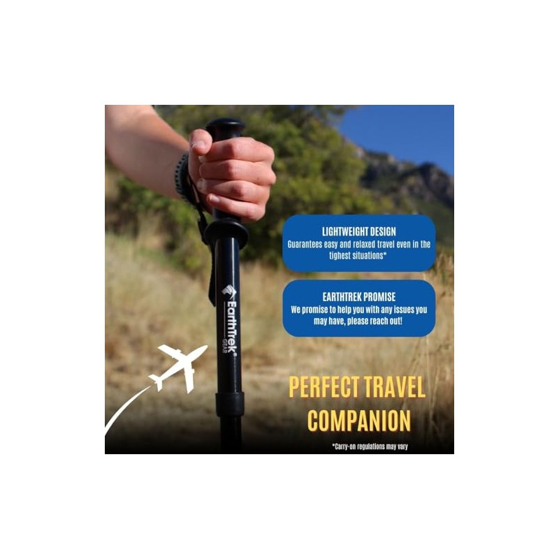 Folding Collapsible Travel Hiking Trekking Pole