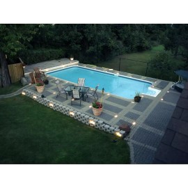 Kerr Lighting Residential Paver Light 4" x 8" for Walk, Patio, Drive 4.5" x 7"