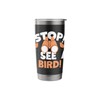 Birdwatching Binoculars Birds Design Stainless Steel Insulated Tumbler