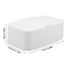 MAGICLULU Wipes Dispenser Box with Lid Welding Dispenser Wipes Holder Wiping Container with Sealing Lid for White