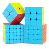 ROXENDA Speed Cube Set, 2x2 3x3 4x4 5x5 Stickerless Speed