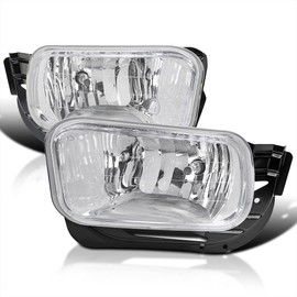 Spec-D Tuning Bumper Fog Lights Lamps Compatible with Dodge Ram 1500 2009-2012, 10-18 Ram 2500 3500, L+R Pair Assembly
