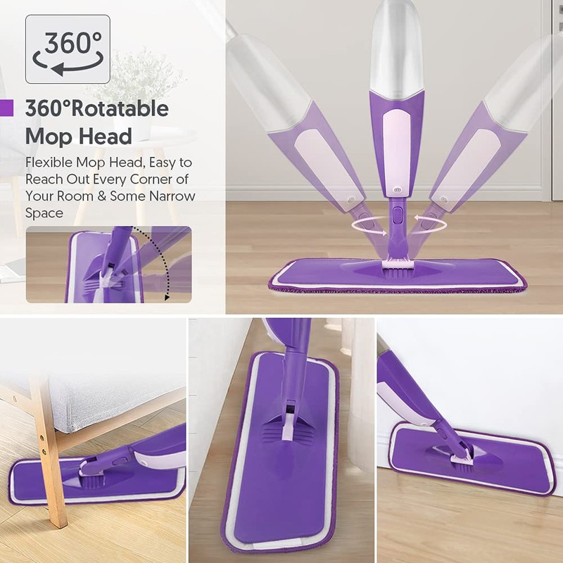 Spray Mop for Floor Cleaning - SEVENMAX Microfiber Floor Mop