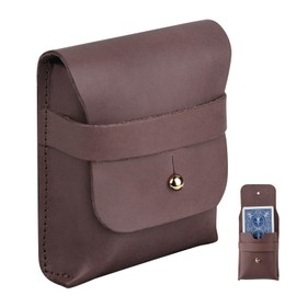 Cosmos Playing Card Pouch Bag Card Deck Holder Playing Game Card Leather Carrying Bag for Single Deck Playing Card, Deck Card Travel Accessory Case Fits Both Poker and Bridge Size Cards