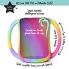 PrimaStella Silicone Baby & Toddler Training Cup with Handles (Rainbow