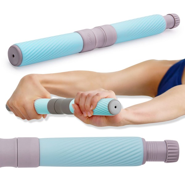 GD Twist Grip Adjustable Resistance Bar for Wrist Strength, Relieves