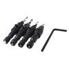 MTQY 4PCS Woodworking Hole Opener Set 4 Sizes Carbon Steel