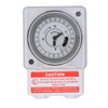 Mechanical 24-Hour Timer Switch - Precise Industrial Timer with 5-Minute