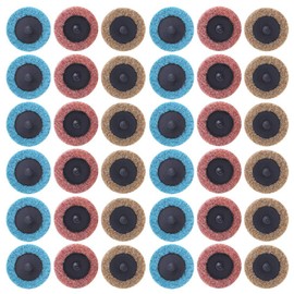 Discos de cambio rápido Roloc, kit de disco de lijado abrasivo de disco de de nylon pulido en espiral Herramientas de hardware para procesamiento de metales