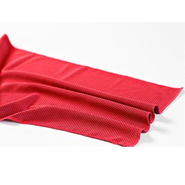 Generic 2 Pack Cooling Towel, 80cm x 30cm, Microfiber, Red, Soft, Breathable, Stay Cool for Yoga, Sport, Gym, Workout, Camping, Fitness, Running