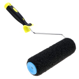 QWORK® Roller for Putty 23 cm (9inch) - Elastic Nylon Fibre & Ergonomic Alloy Steel for Smooth Putty & Plaster Application
