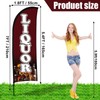 Buryeah 2 Sets Liquor Feather Flag Pole Kit, 7 ft