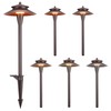 LEONLITE 5CCT Low Voltage Pathway Lights, 12-24V LED Landscape Path