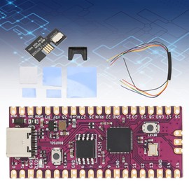 Pico Flexible Microcontroller Board, Based on Pi RP2040 Dual Core ARM Cortex M0+ Processor, with SD2SP2 SDLoad SDL Adapter (Black)