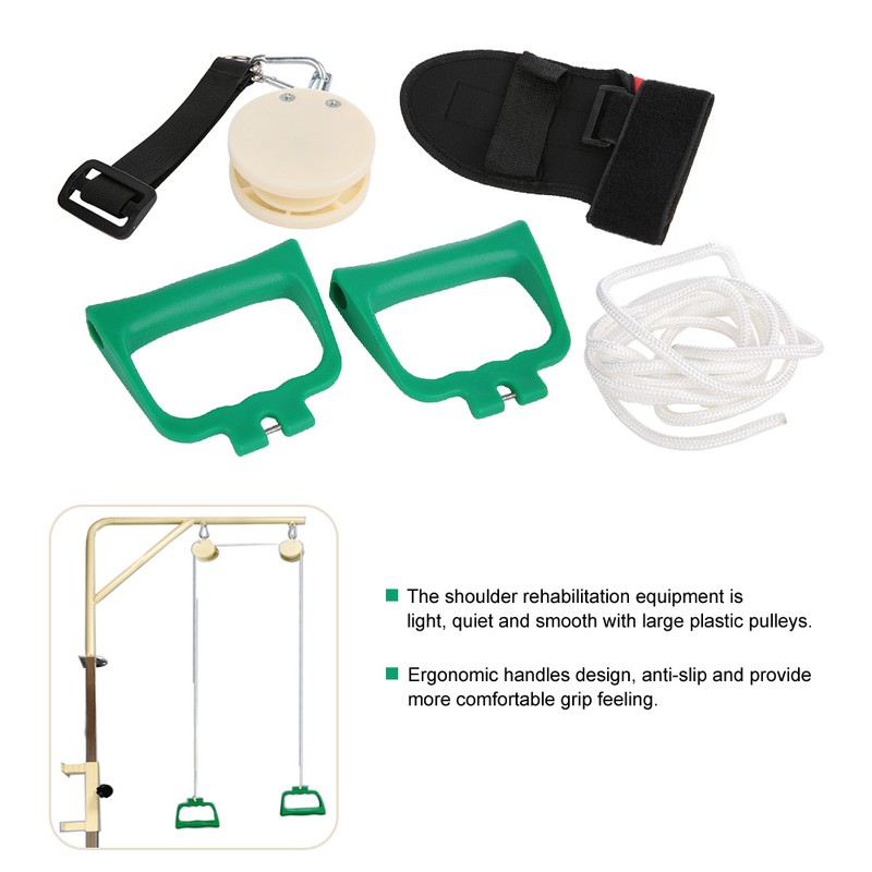 Shoulder Rehabilitation Training Kit Exercise Pulley Trainer Home Use
