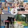 HTZSAFE 1/2 Mile Long Range Solar Driveway Alarm - Outdoor