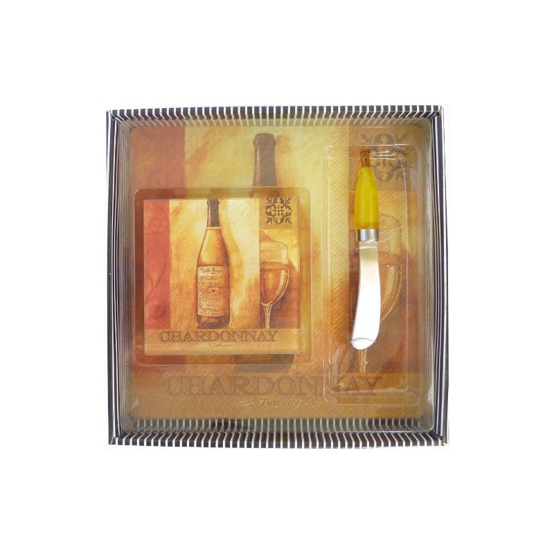 Bella Vita BGS Chardonnay Cheese Serving Gift Set
