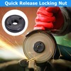 Biaungdo 5/8"-11 Thread Angle Grinder Flange Nut, Quick Release Self