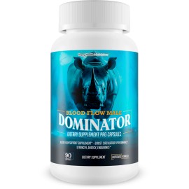 Happy Health Marketplace Blood Flow Male Dominator - Our Best Advanced Blood Flow Supplement for Men